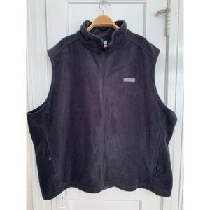 Columbia Steens Mountain Fleece Vest NWT / Charcoal Gray Full Zip / Size 5X